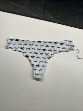 NWT BootayBag Eyelash-Print Thong